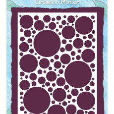 Creative Expressions Stencil by Helen Colebrook Circles In Motion | 8 x 6 inch
