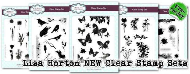 Brand New Lisa Horton Clear Stamps!