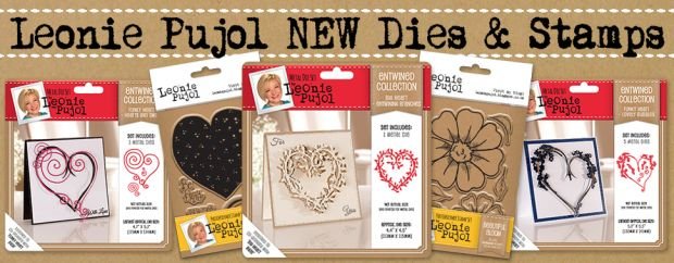Leone Pujol NEW Entwined Die Collection & New Stamp Designs Launch Today!