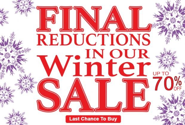 Our Winter Sale Ends Tonight!