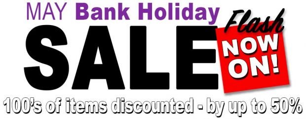 Bank Holiday Flash Sale Now On!