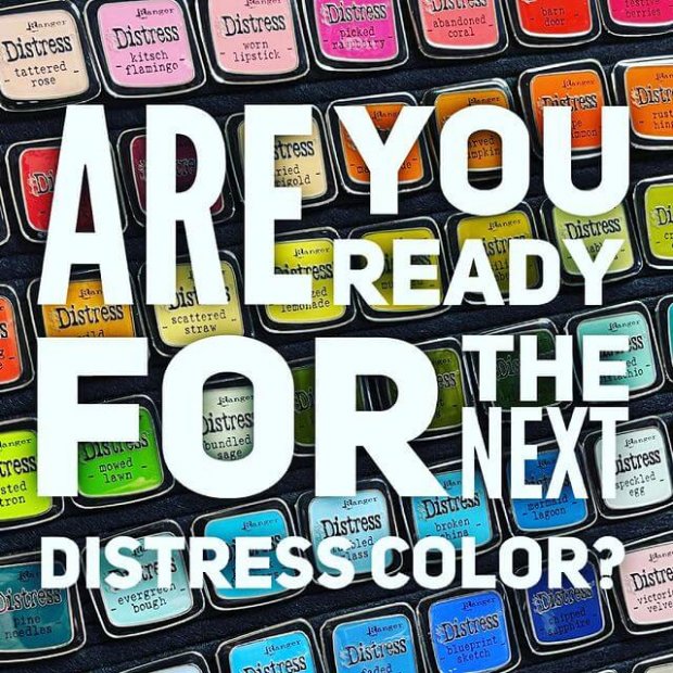 New January 2024 Tim Holtz Distress Ink Colour Soon to be Revealed!