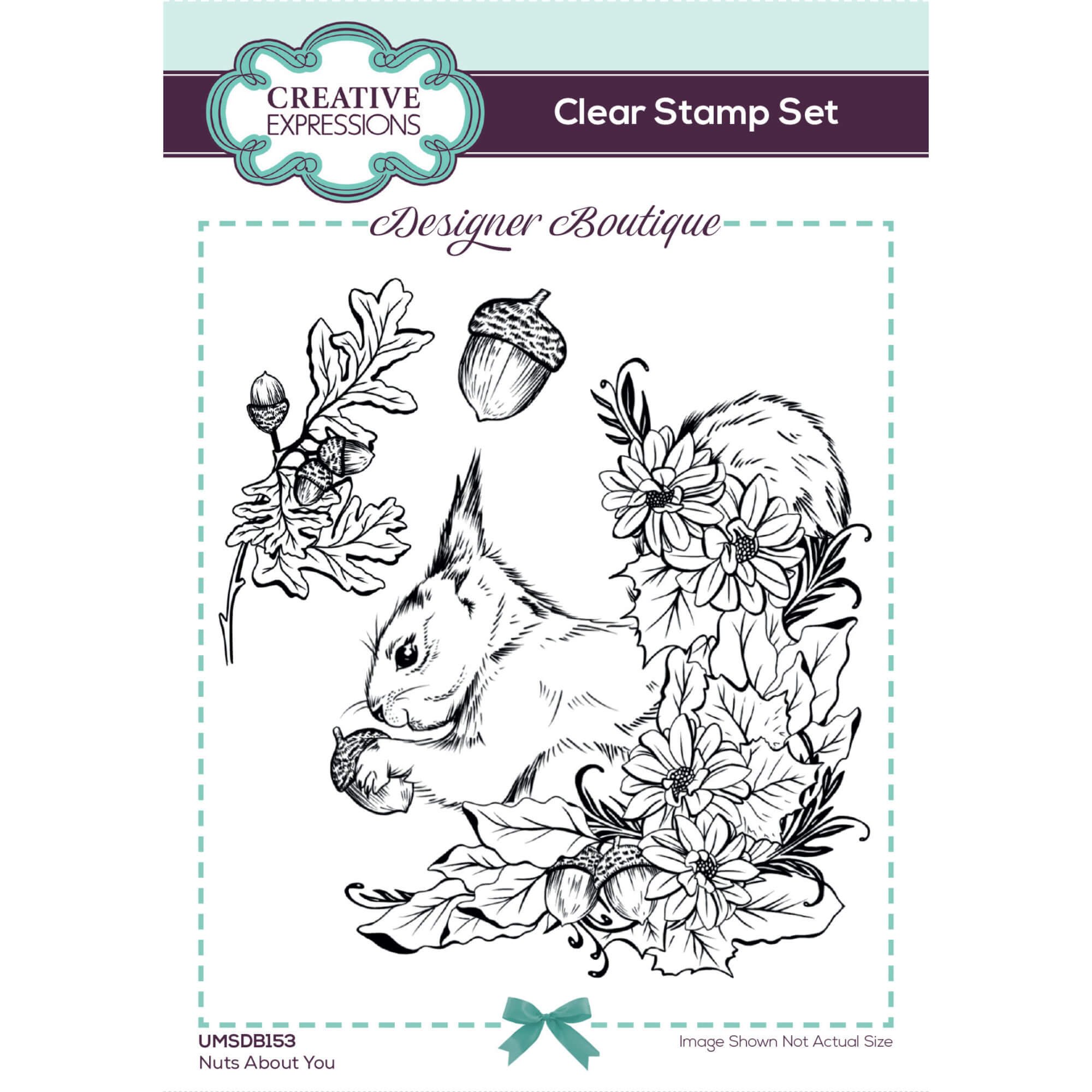 Creative Expressions Designer Boutique Clear Stamps Nuts About You