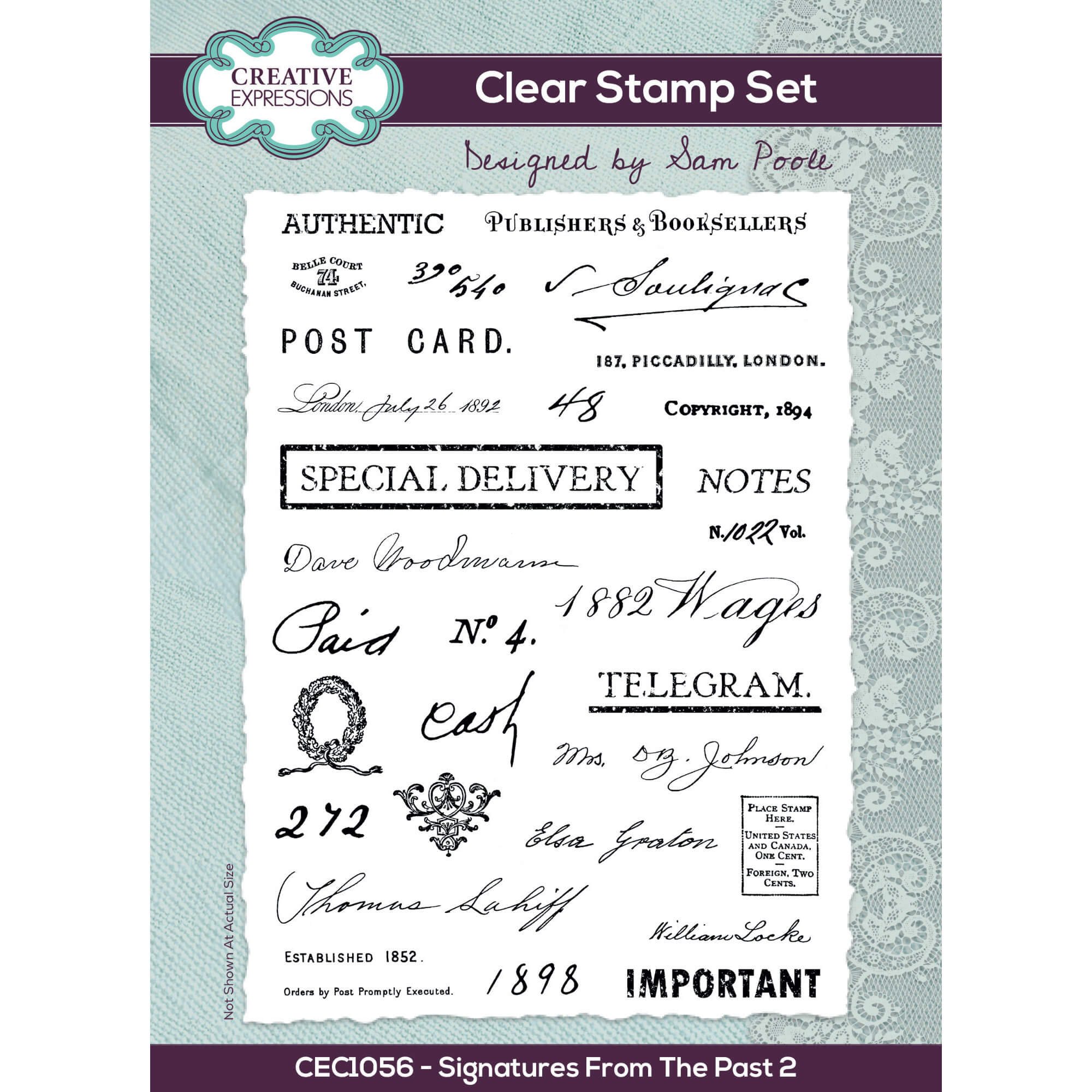 Nellie's Choice Nellie's Bullet Journal Clear Stamp Corners-1