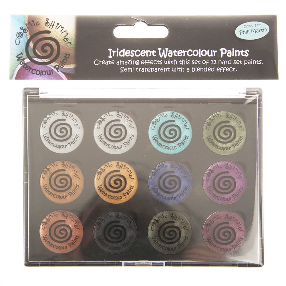 Cosmic Shimmer Iridescent Watercolour Palette - Set 2 - Carnival Brights