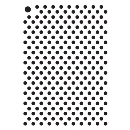 Creative Expressions Mini Stencil Polka Dots | 4 x 3 inch