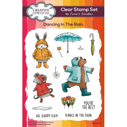 Jane's Doodles March 2024 Rain or Shine Collection