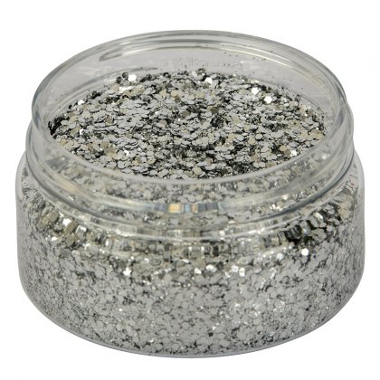 Cosmic Shimmer Glitterbitz Silver Chrome | 25ml