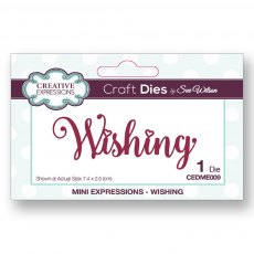 Sue Wilson Craft Dies Mini Expressions Collection Wishing