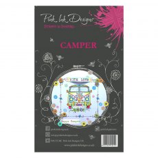 Pink Ink Designs Clear Stamp Camper | Set of 11