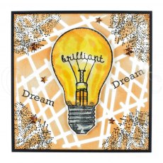 Woodware Clear Stamps Fill Me Lightbulb | Set of 8