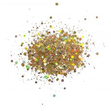 Cosmic Shimmer Holographic Glitterbitz Golden Haze | 25ml