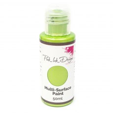 Pink Ink Multi Surface Paint Green Apple Shimmer | 50ml