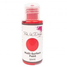 Pink Ink Multi Surface Paint Strawberry Fire Shimmer | 50ml