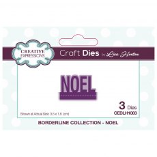 Creative Expressions Craft Dies Borderline Collection Noel | Set of 3