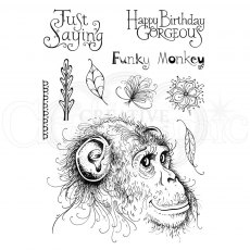 Pink Ink Designs Clear Stamp Funky Monkey | Set of 10