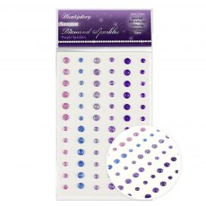 Hunkydory Diamond Sparkles Glitter Gemstones Purple Sparkles | Pack of 72