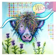 Pink Ink Designs Clear Stamp Cow's It Going | Set of 12