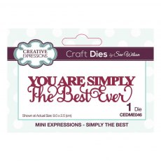Sue Wilson Craft Dies Mini Expressions Collection Simply The Best
