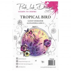 Pink Ink Designs Clear Stamp Tropical Bird | Set of 6