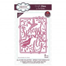 Sue Wilson Craft Dies All In One Collection Spread Your Wings & Fly | Set of 2