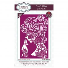 Sue Wilson Craft Dies Perfect Portraits Collection Rose Lady
