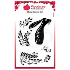 Woodware Clear Stamps Hare in the Middle | Set of 5
