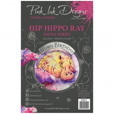 Pink Ink Designs Clear Stamp Hip Hippo Ray | Set of 7