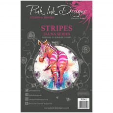 Pink Ink Designs Clear Stamp Stripes | Set of 10