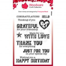 Woodware Clear Stamps Made for You | Set of 10