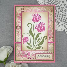 Woodware Clear Stamp Tulip | Set of 11