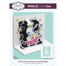 Creative Expressions Craft Dies Paper Cuts Pop Up Collection Bountiful Sleigh