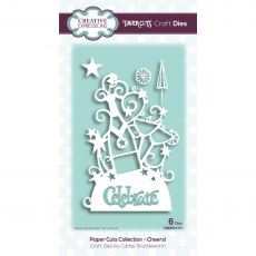 Creative Expressions Craft Dies Paper Cuts Collection Cheers! | Set of 6