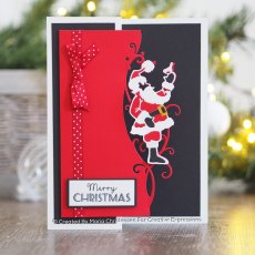 Creative Expressions Craft Dies Paper Cuts Collection Joyous Santa Edger
