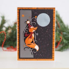 Creative Expressions Craft Dies Paper Cuts Collection Winter Fox Edger
