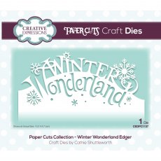 Creative Expressions Craft Dies Paper Cuts Collection Winter Wonderland Edger
