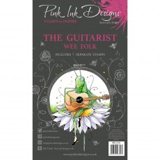 Pink Ink Designs Clear Stamp The Guitarist | Set of 7
