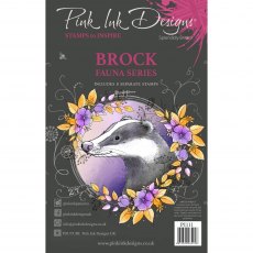 Pink Ink Designs Clear Stamp Brock | Set of 8