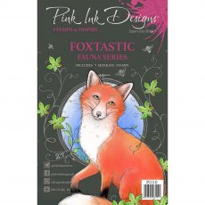 Pink Ink Designs Clear Stamp Foxtastic | Set of 7
