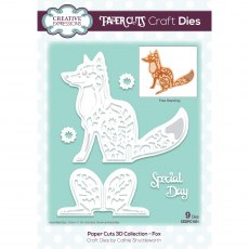 Creative Expressions Craft Dies Paper Cuts 3D Collection Fox | Set of 9
