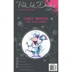 Pink Ink Designs Clear Stamp Chef Mouse | Set of 2