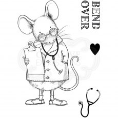 Pink Ink Designs Clear Stamp Doctor Mouse | Set of 4