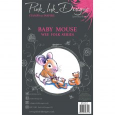Pink Ink Designs Clear Stamp Baby Mouse | Set of 3
