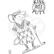 Pink Ink Designs Clear Stamp Golf Mouse | Set of 2