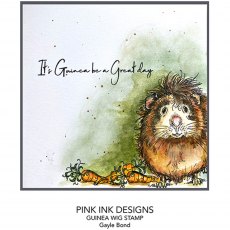 Pink Ink Designs Clear Stamp Guinea Wig | Set of 8