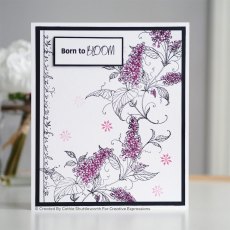 Pink Ink Designs Clear Stamp Luscious Lilac | Set of 9