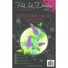 Pink Ink Designs Clear Stamp Luscious Lilac | Set of 9