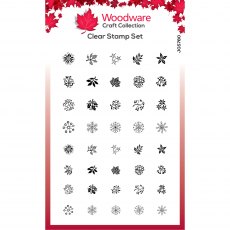 Woodware Clear Stamps Bubble Tops | Set of 40