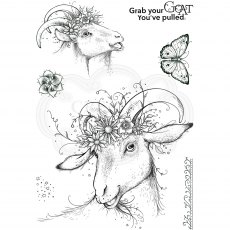 Pink Ink Designs Clear Stamp Goatally Gorgeous | Set of 7