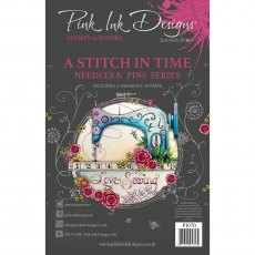 Pink Ink Designs Clear Stamp A Stitch In Time | Set of 6
